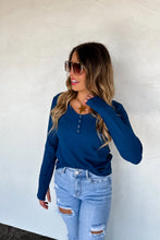 Load image into Gallery viewer, PREORDER: Fall Brooklyn Snap Henley Top