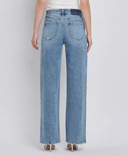 Load image into Gallery viewer, 90'S SUPER HIGH RISE MEDIUM WASH WIDE JEANS