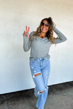 Load image into Gallery viewer, PREORDER: Fall Brooklyn Snap Henley Top