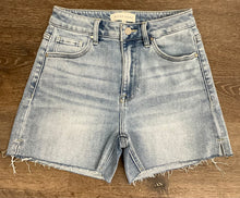 Load image into Gallery viewer, Bella Risen Denim Shorts