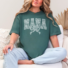 Load image into Gallery viewer, Lace Names Graphic Tee in Spruce