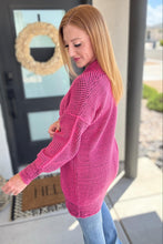 Load image into Gallery viewer, Contrast Trim Knit Cardigan in Four Colors