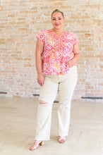 Load image into Gallery viewer, A Matter of Time Flutter Sleeve Top in Multi