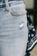 Load image into Gallery viewer, Alex Mid Rise Boyfriend Jean with Bandana Loop