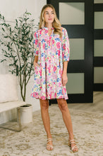 Load image into Gallery viewer, Barely Catch My Breath Notch Neck Dress