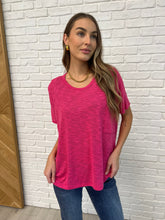 Load image into Gallery viewer, Basically Flowing Dolman Sleeve Top in Hot Pink