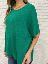 Load image into Gallery viewer, Basically Flowing Dolman Sleeve Top in Kelly Green