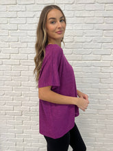 Load image into Gallery viewer, Basically Flowing Dolman Sleeve Top in Lt Plum