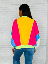 Load image into Gallery viewer, Blockbuster Color Block Pullover in Bright