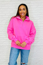 Load image into Gallery viewer, Bonbon Delight Half Zip Pullover in Pink