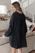 Load image into Gallery viewer, Borrowed Time Mineral Wash V-Neck Dress