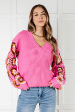Load image into Gallery viewer, Can't Stop this Feeling V-Neck Knit Sweater