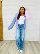 Load image into Gallery viewer, Coffee Date Color Block Cardigan