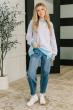 Load image into Gallery viewer, Color Clash Drop Shoulder Long Sleeve