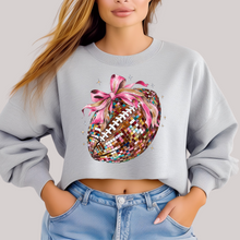 Load image into Gallery viewer, Disco Football in Grey Sweatshirt