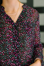 Load image into Gallery viewer, Doing the Most Polka Dot Blouse