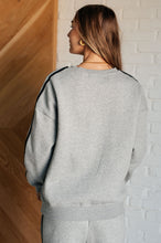 Load image into Gallery viewer, Don't Get Stuck Stripe Detail Sweatshirt