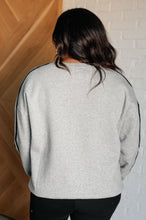 Load image into Gallery viewer, Don't Get Stuck Stripe Detail Sweatshirt