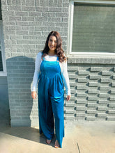 Load image into Gallery viewer, Found My Place Velvet Jumpsuit
