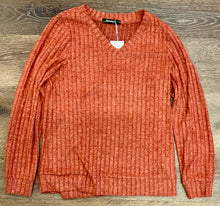 Load image into Gallery viewer, Weekend Vibes Ribbed Sweater