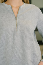 Load image into Gallery viewer, Early Day Quilted Half Zip Pullover