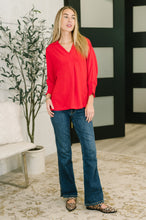 Load image into Gallery viewer, Easy Essence V-Neck Oversized Tunic Top