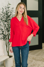 Load image into Gallery viewer, Easy Essence V-Neck Oversized Tunic Top