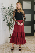Load image into Gallery viewer, Easy Pick Tiered Maxi Skirt