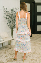 Load image into Gallery viewer, Elegant Edge Tiered Maxi Dress in Sage