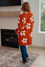 Load image into Gallery viewer, Enough Anyways Floral Cardigan in Burnt Orange