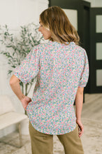 Load image into Gallery viewer, Everything in My Power Floral Puff Sleeve Blouse