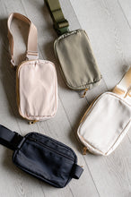 Load image into Gallery viewer, Everywhere I Go Crossbody Belt Bag in Black