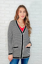 Load image into Gallery viewer, Finagle Your Way Striped Cardigan