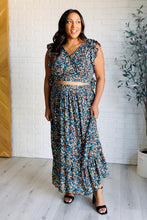 Load image into Gallery viewer, Flutter of Florals V-Neck Crop and Skirt Set