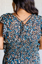 Load image into Gallery viewer, Flutter of Florals V-Neck Crop and Skirt Set