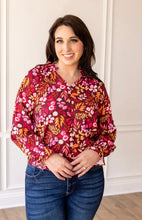 Load image into Gallery viewer, Wine Rose Radiance Top