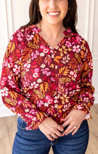 Load image into Gallery viewer, Wine Rose Radiance Top