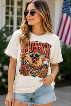 Load image into Gallery viewer, Funky Chicken Rhinestone Graphic Tee