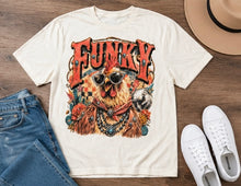 Load image into Gallery viewer, Funky Chicken Rhinestone Graphic Tee
