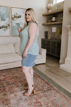 Load image into Gallery viewer, Good For You Ruffle Detail Tank