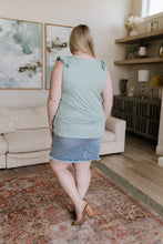 Load image into Gallery viewer, Good For You Ruffle Detail Tank