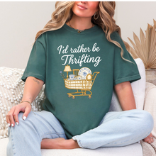 Load image into Gallery viewer, I'd Rather Be Thrifting Graphic Tee