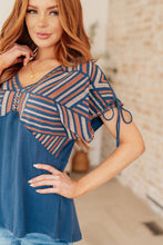 Load image into Gallery viewer, Greece Lightning V-Neck Blouse