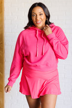 Load image into Gallery viewer, Had Me in the First Half Pullover Hoodie in Flamingo Pink