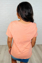 Load image into Gallery viewer, I Don't Have to Choose V-Neck Tee in Apricot Ice