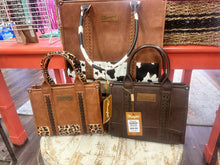 Load image into Gallery viewer, Wrangler Cow Print Concealed Carry Tote/Crossbody