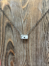 Load image into Gallery viewer, Genuine Najavo Handmade White Buffalo Sterling Silver Pendant Necklace
