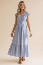 Load image into Gallery viewer, Blue Skies Stripe Maxi Dress