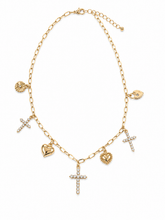Load image into Gallery viewer, Faithful Heart Charm Necklace