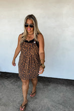 Load image into Gallery viewer, WILD THING CHEETAH SKIRT ROMPER